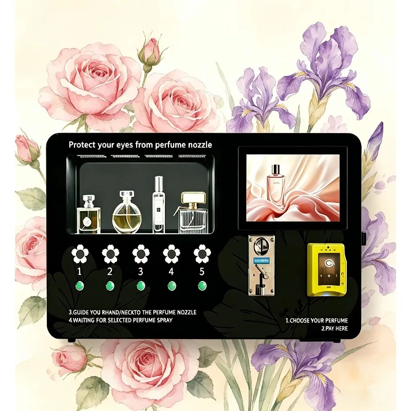 Perfume Fragrance Sale - Máquina expendedora de perfume con pantalla