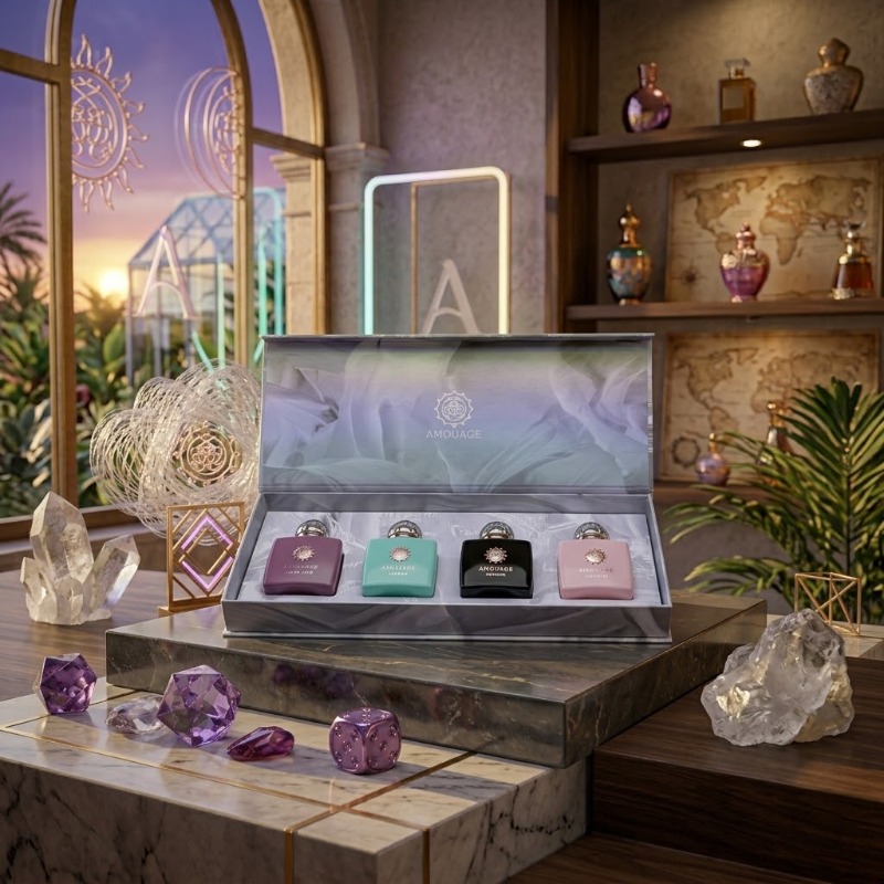 AMOUAGE Set de Regalo de Perfu - The Collection Perfume Fragrance reseña y precio